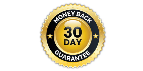 30-day money-back guarantee seal.
